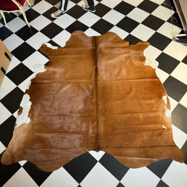 【本尼家】F70 220x200cm专拍牛皮地毯家用轻奢手工