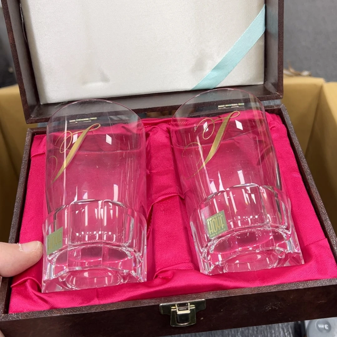 玻璃日本中古工艺品摆件