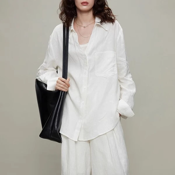 衬衫白色女垂感防晒衬衣女春夏新款薄款宽松夏季外搭高级感空调衫