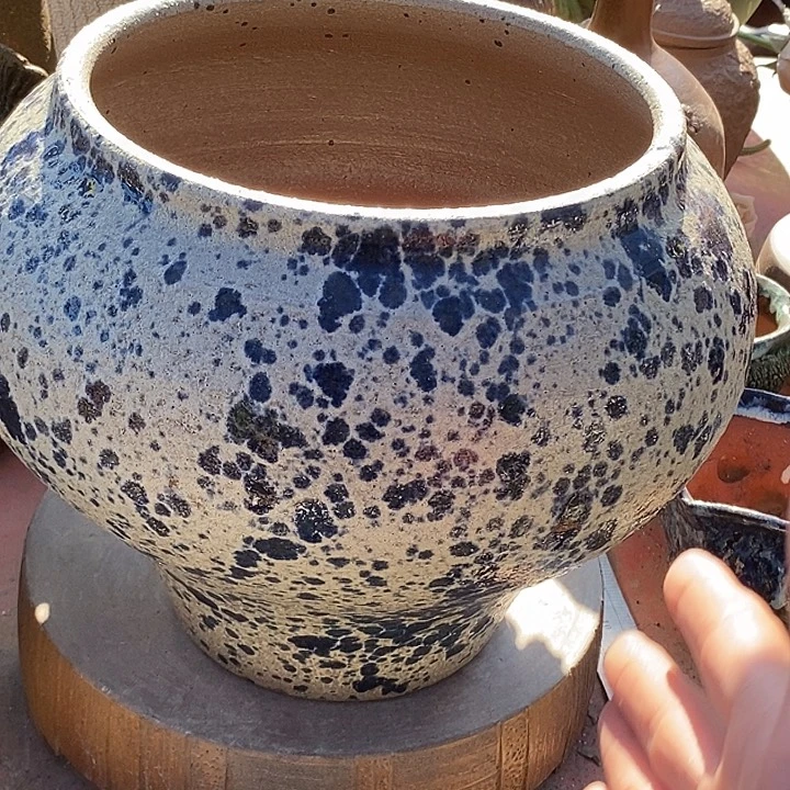 紫砂花盆紫砂22.24花盆