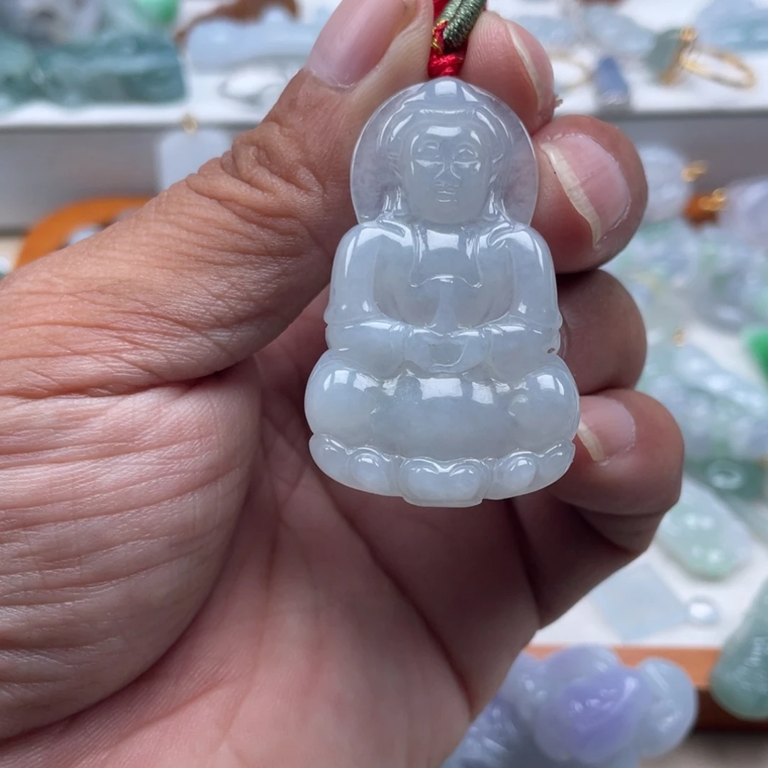翡翠未镶嵌颈饰翡翠观音