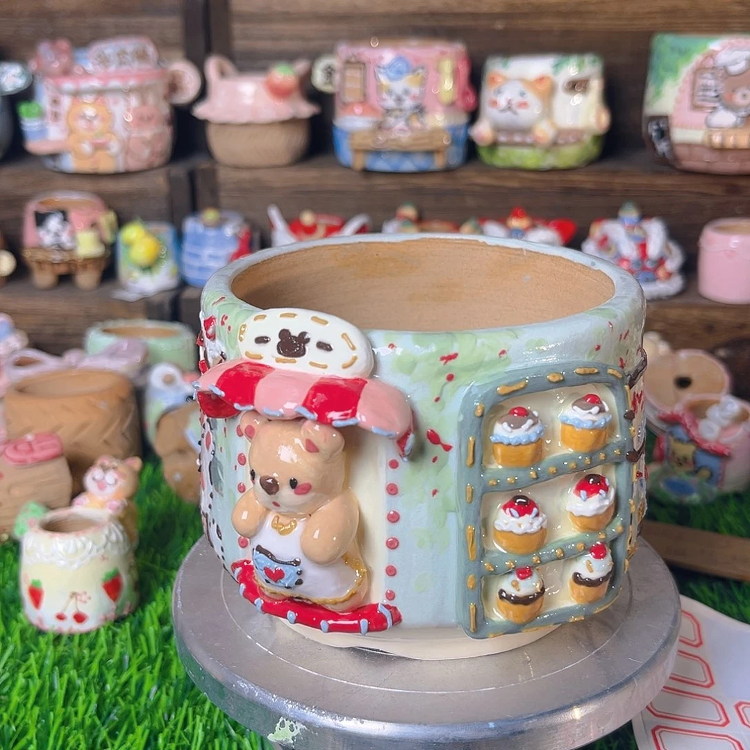 红陶老梧家多肉花盆