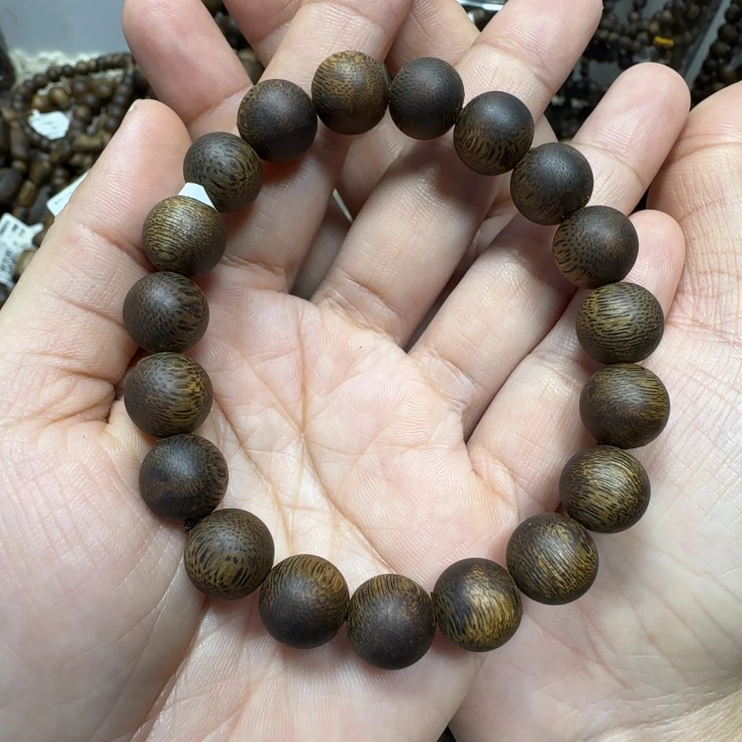 沉香手串浮沉金沙叶多样性发货一条卡11-12克
