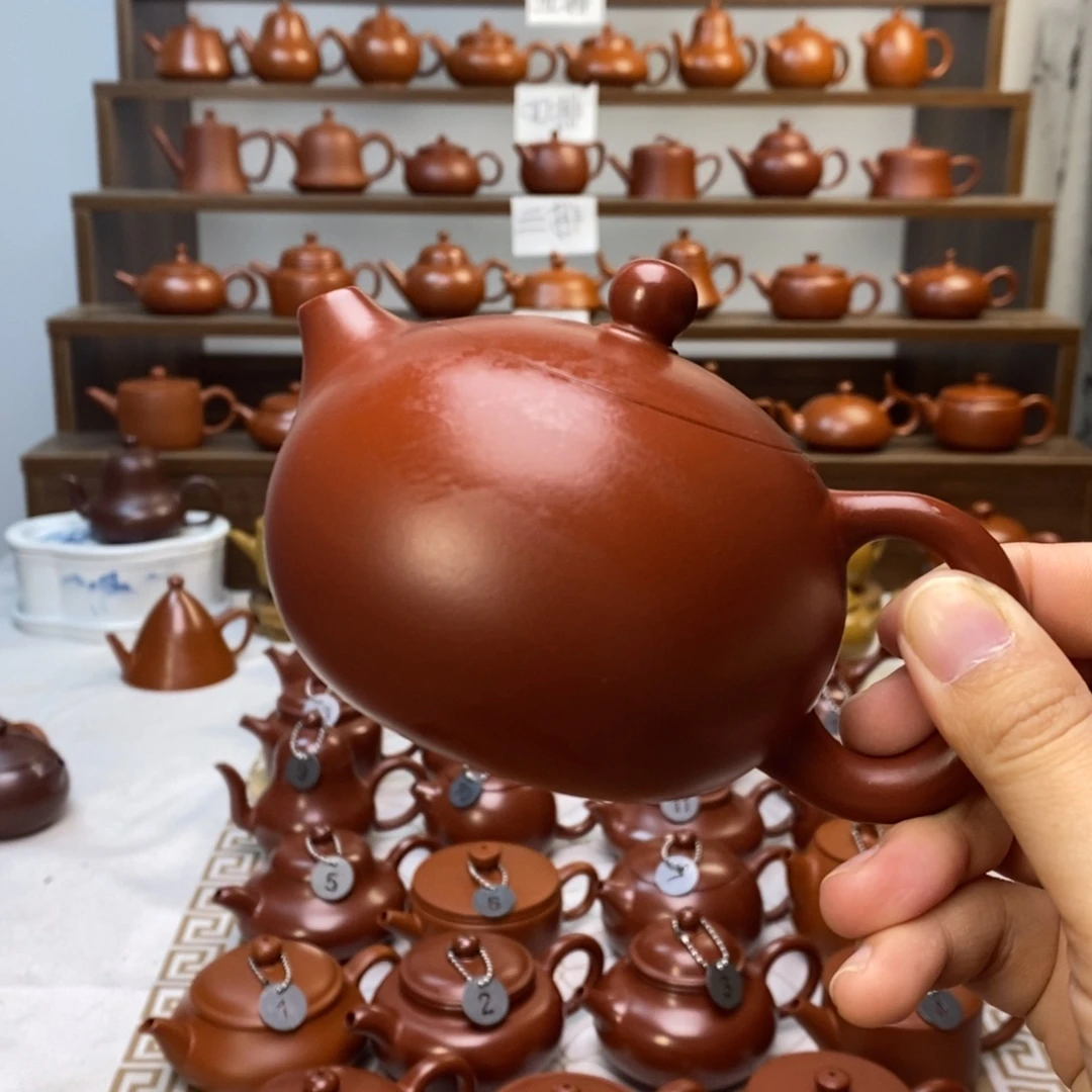 紫砂茶壶230cc圆西施