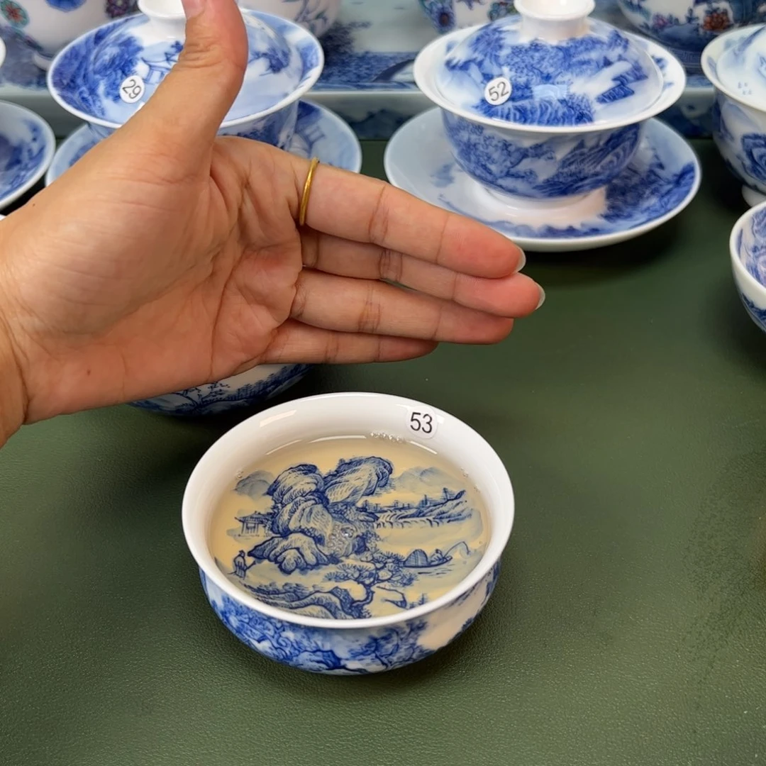 木木景德镇纯手工纯手绘茶具53