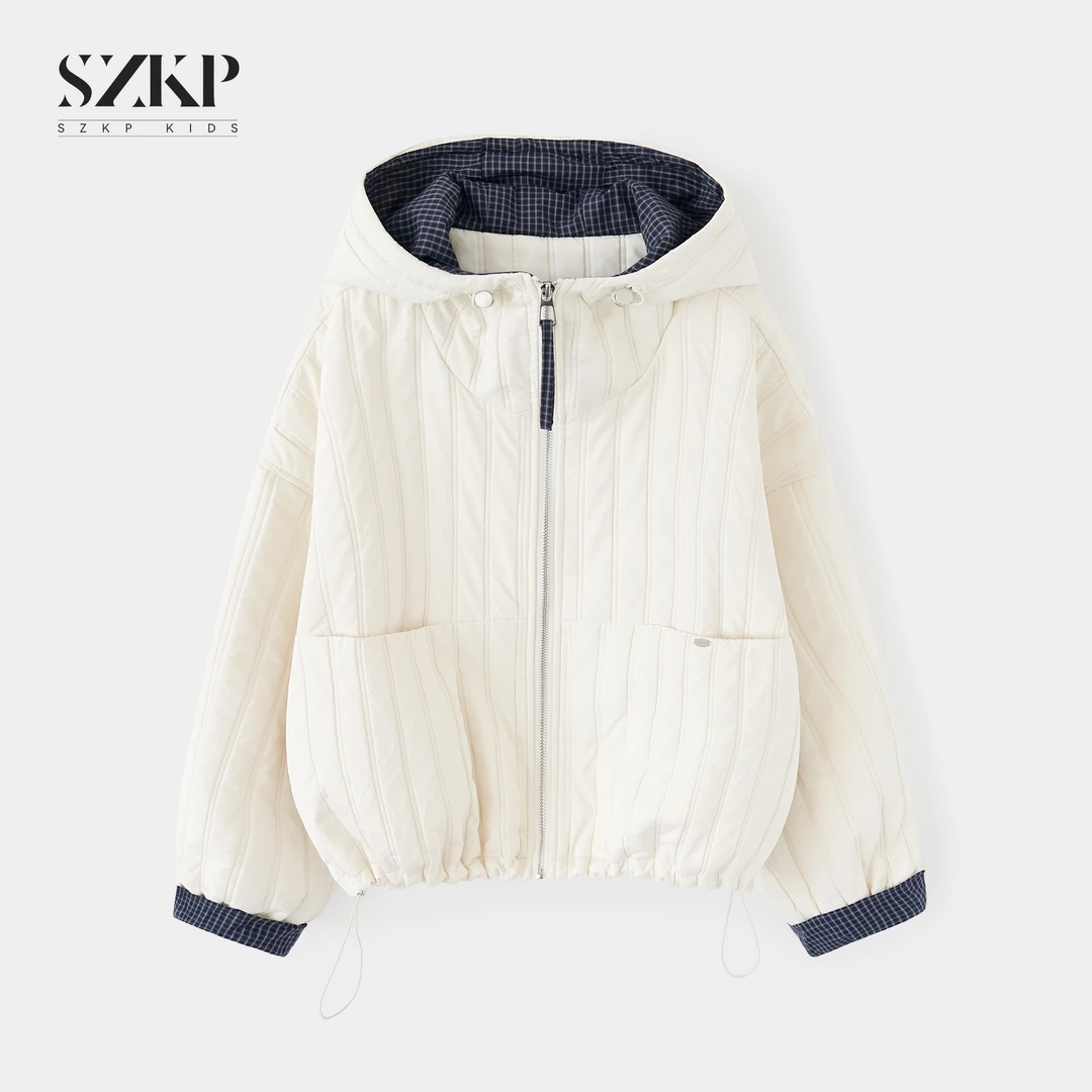 SZKP冬季新款女童装洋气上衣中大童休闲时尚儿童外套BGYD556327