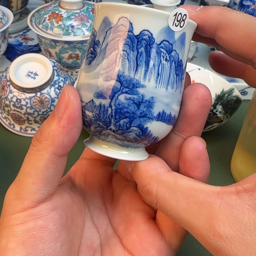 彦祖纯手工手绘茶具198