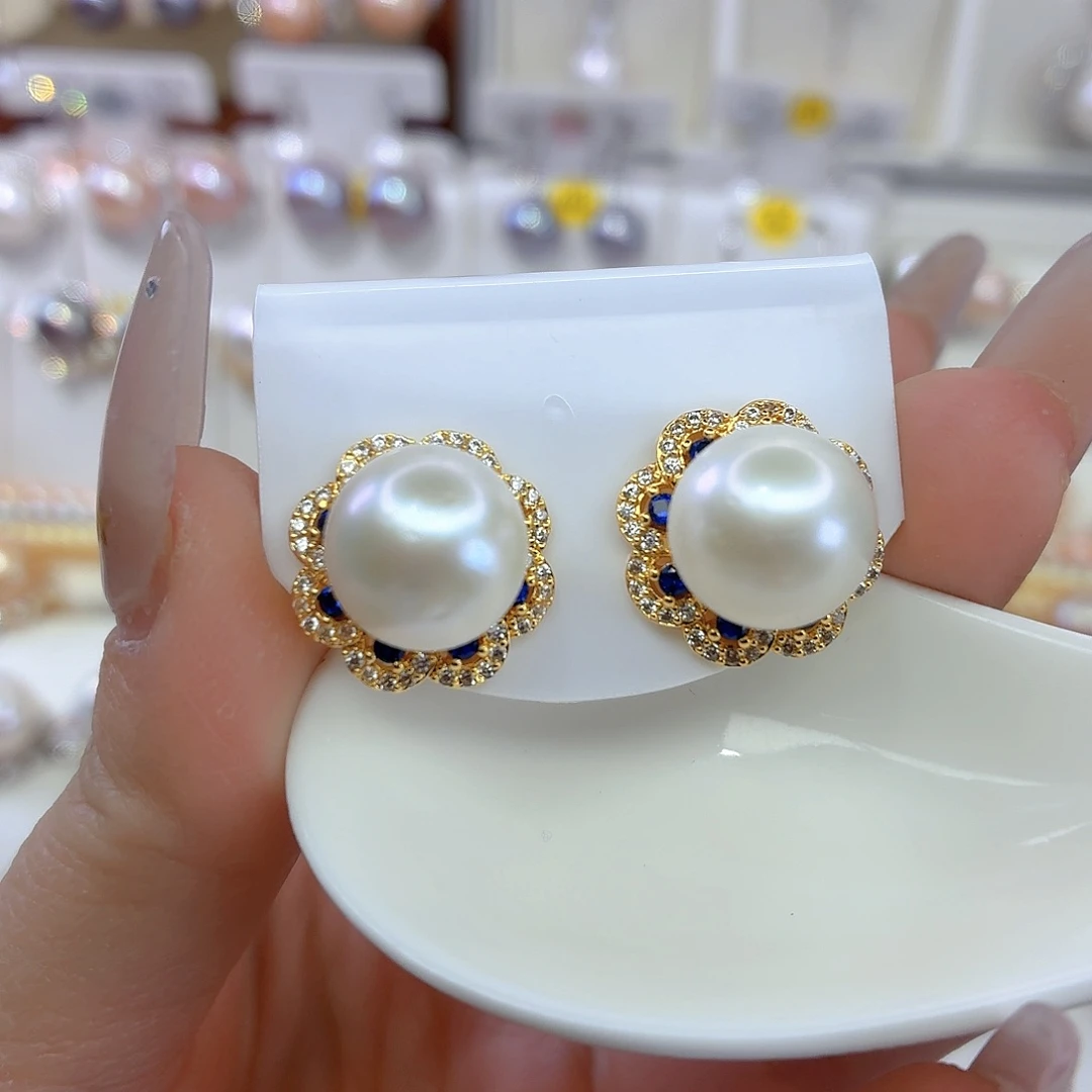 耳饰未镶嵌淡水珍珠