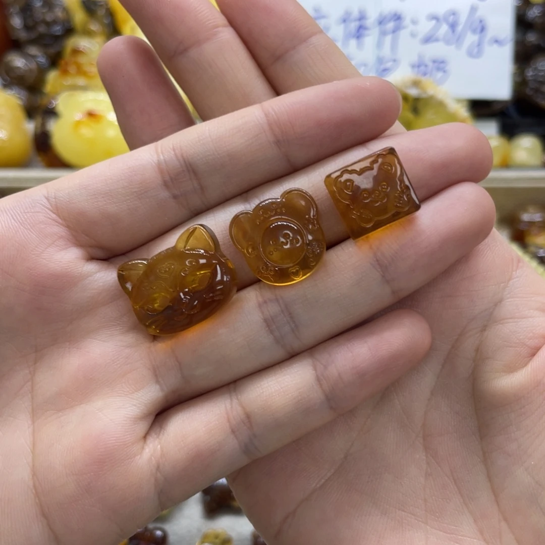 裸石琥珀未镶嵌天然琥珀