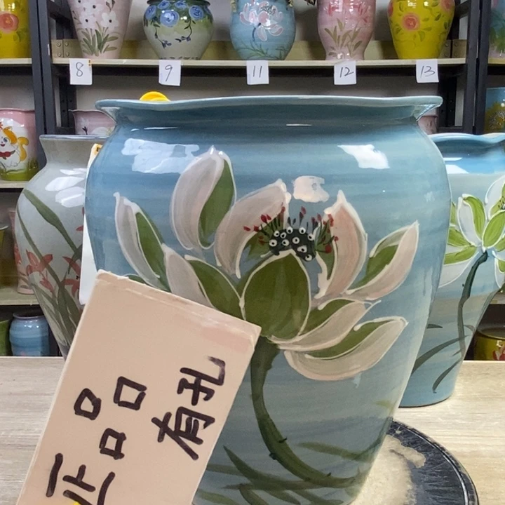 景德镇高温陶瓷花盆