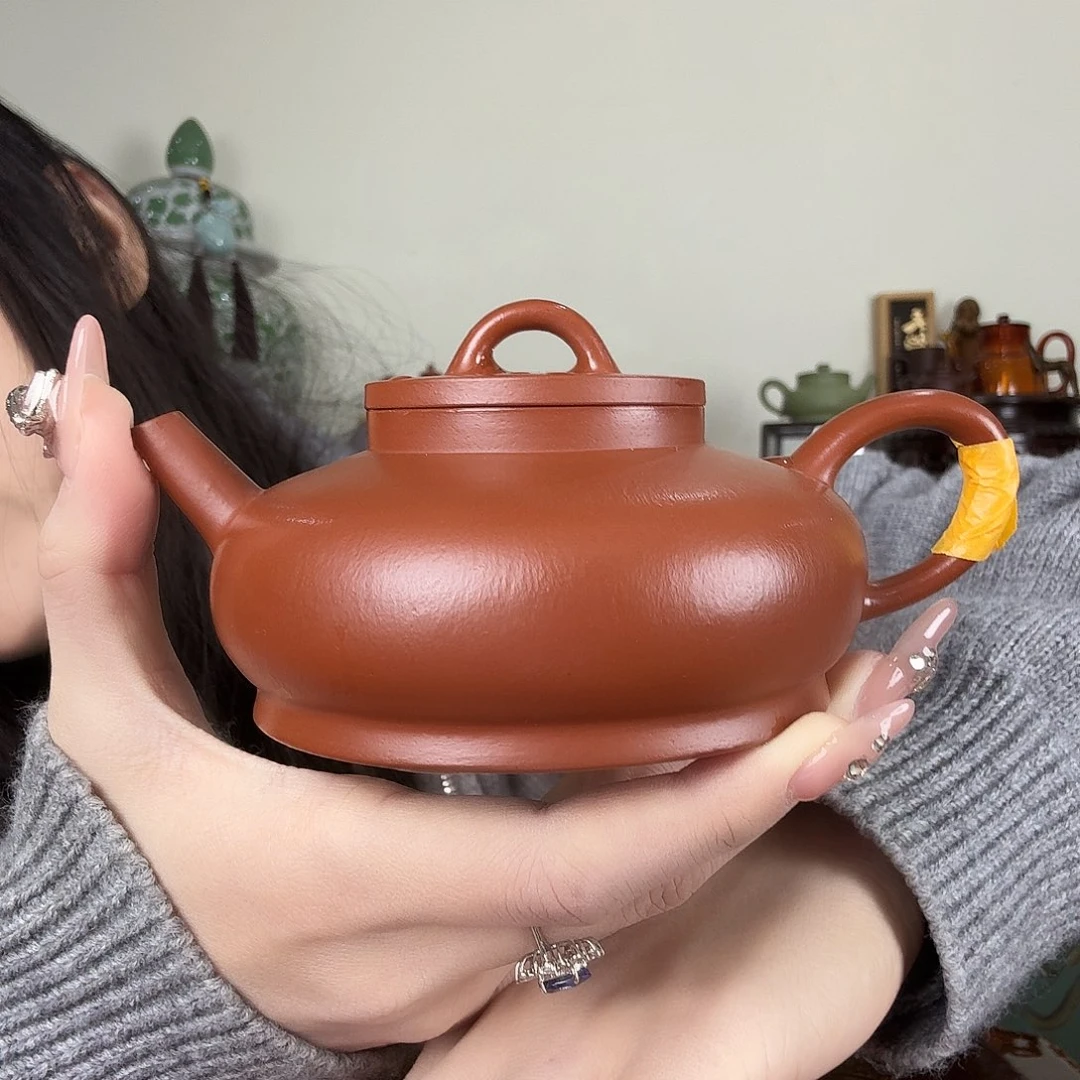 紫砂茶壶黄*全底部鼓包补丁拍品