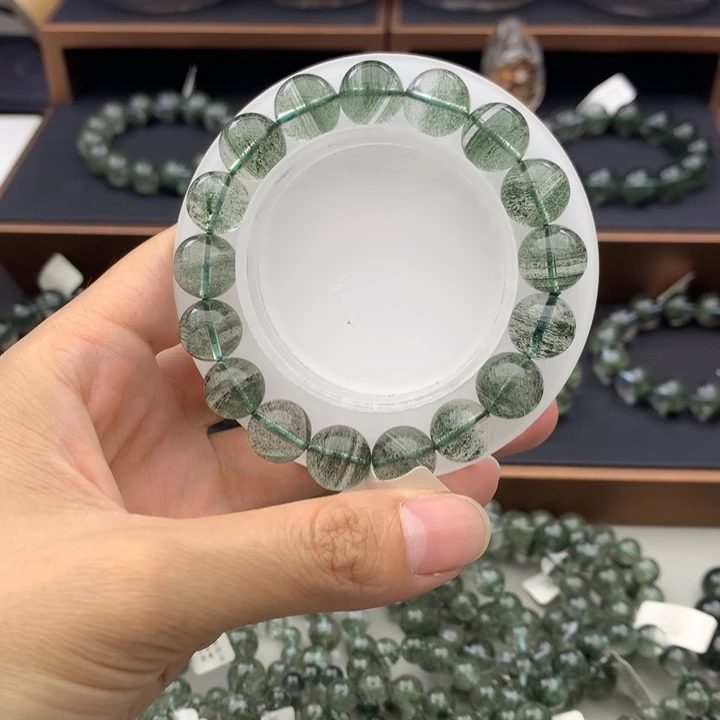 未镶嵌手链水晶绿幽灵