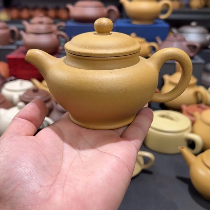 茶壶紫砂黄金段掇只300cc