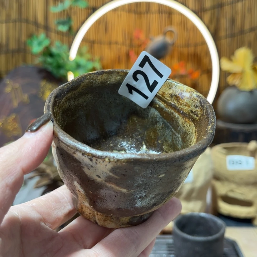 木村信鸿柴烧宝瓶