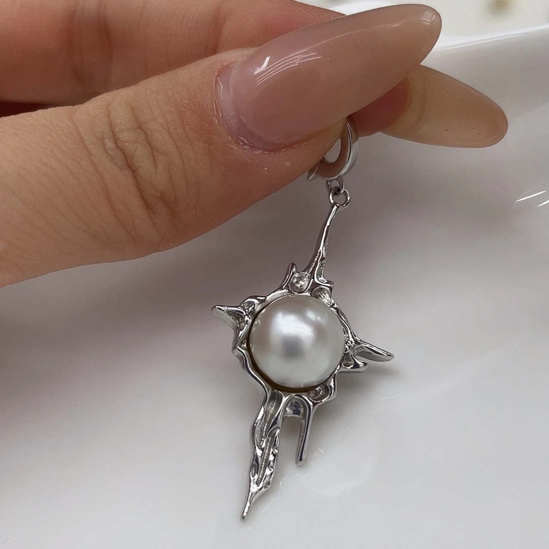 银S925镶嵌颈饰海水珍珠