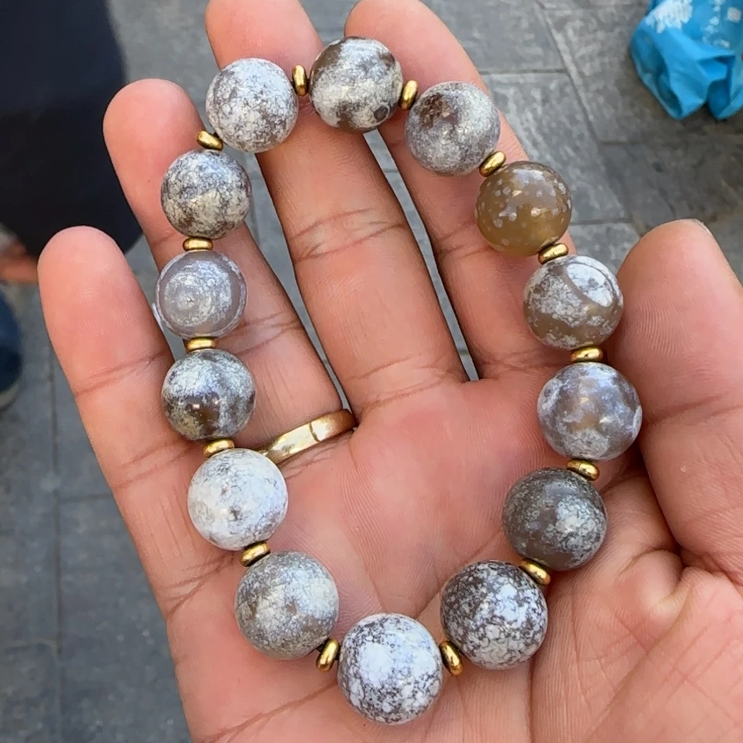 玛瑙/玉髓未镶嵌手链