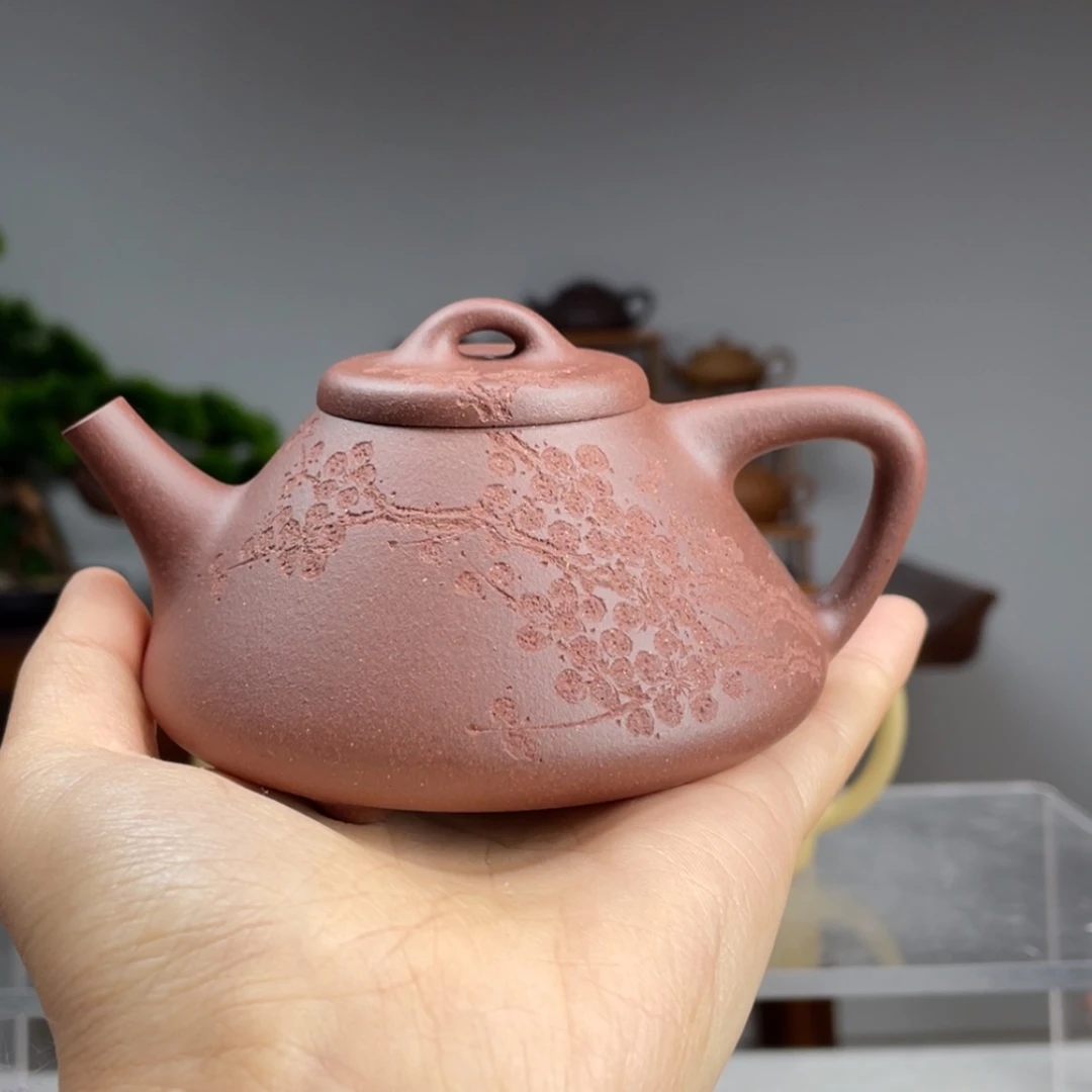 【闪购商品】紫砂茶壶早*-高砂紫泥子冶石瓢容量160cc