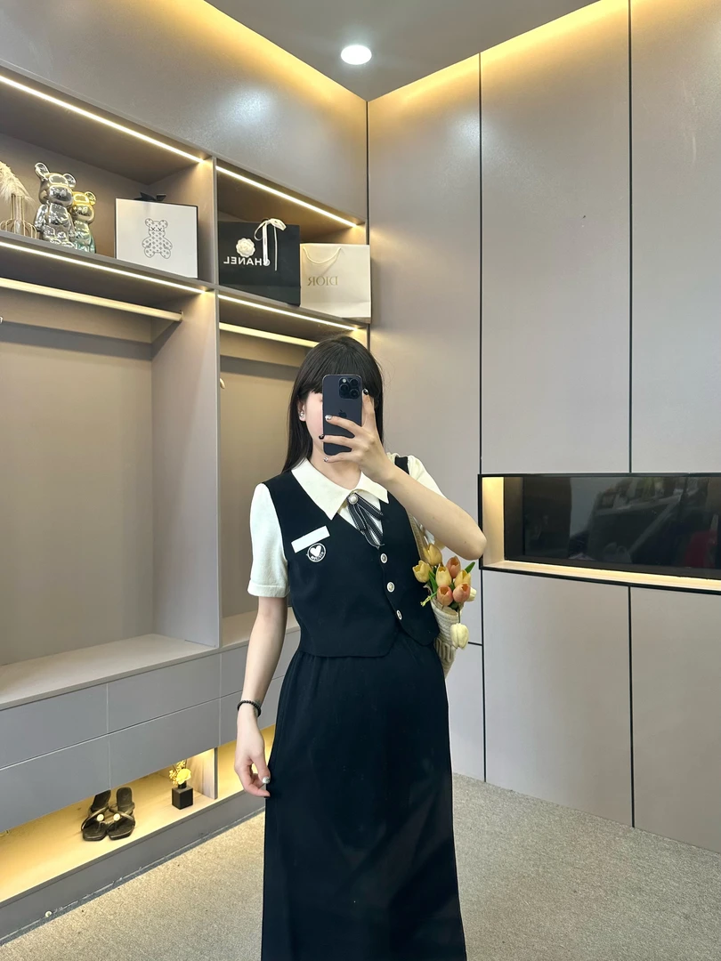 【清！】孕妇装夏季甜美气质连衣裙时尚显瘦气质假两件连衣裙