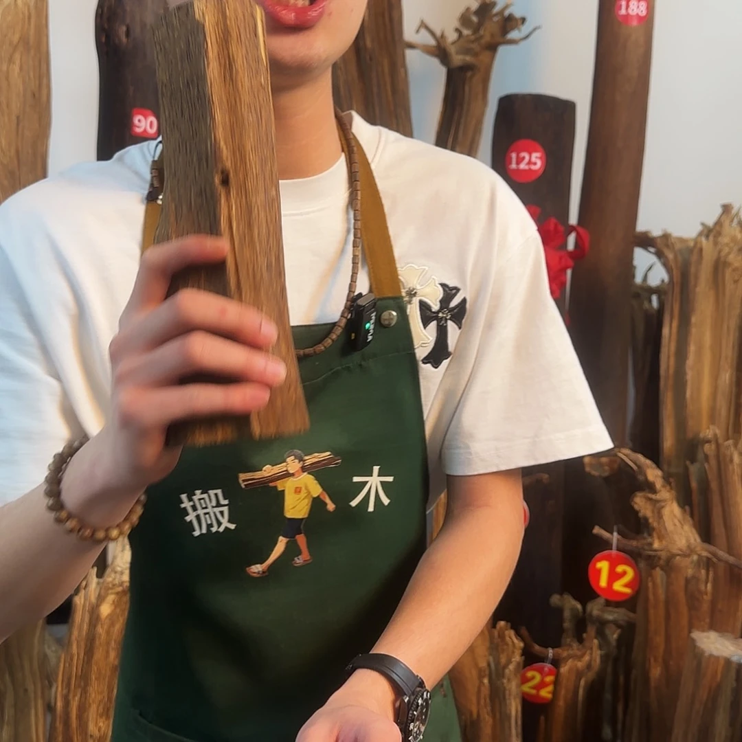 沉香摆件天然沉香原木摆件➕底座