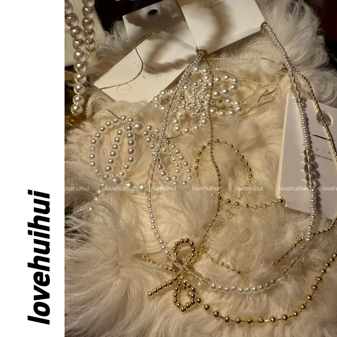 非金属仿水晶项链 lovehuihui《精致搭配》韩国超美小众项链