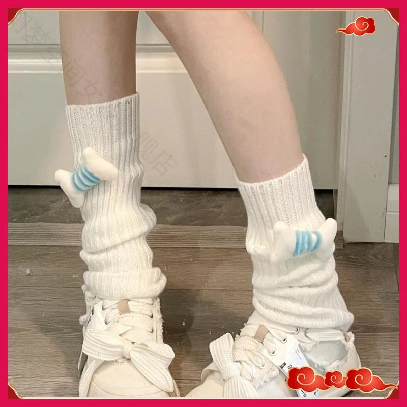 袜套堆堆袜冬季女款2025新款多巴胺针织y2k百搭亚文化日系洛丽塔