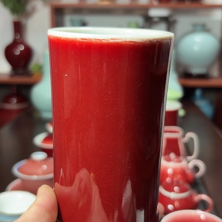 陶瓷景德镇高温陶瓷笔筒