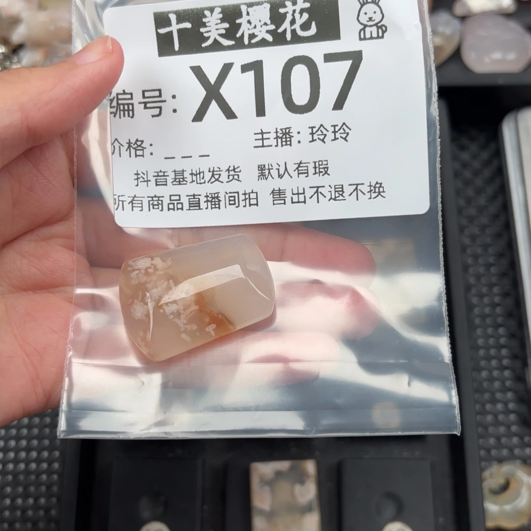 玛瑙/玉髓颈饰未镶嵌纸*