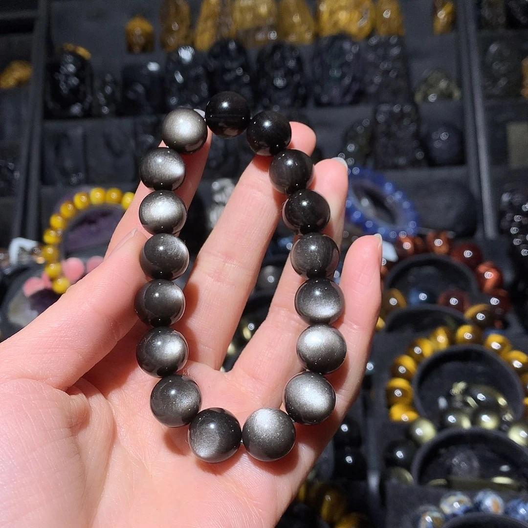 黑曜岩手链未镶嵌繁**?