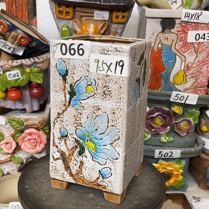 粗陶材质多肉花盆