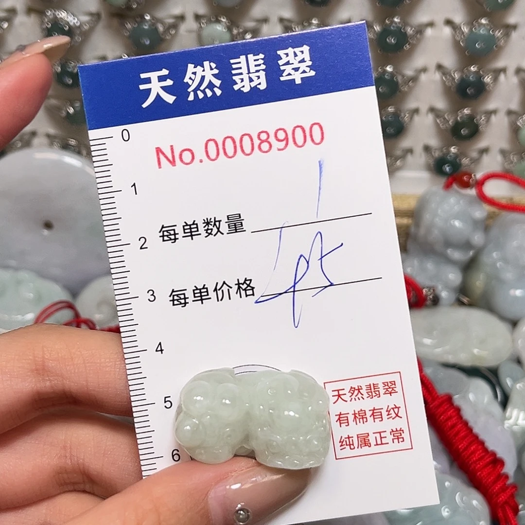 翡翠未镶嵌颈饰貔貅