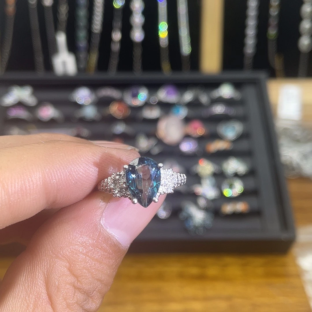 紫晶珠宝半成品未镶嵌