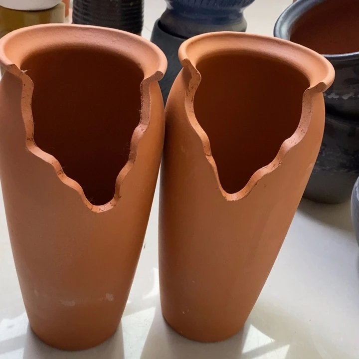 粗陶红陶绿植花盆958