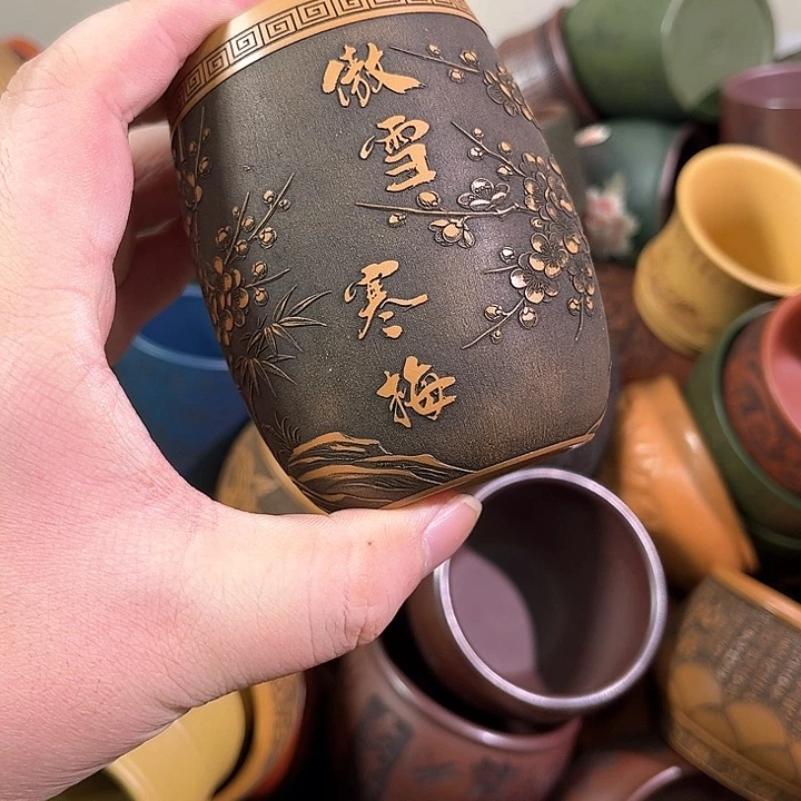 茶杯紫砂全手工紫砂主人杯