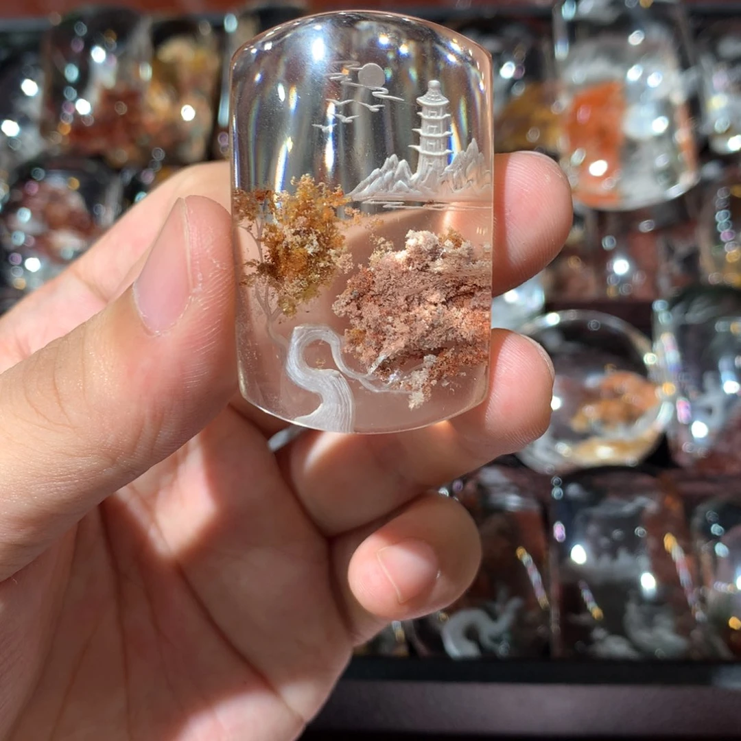 颈饰未镶嵌水晶天然水晶无事牌