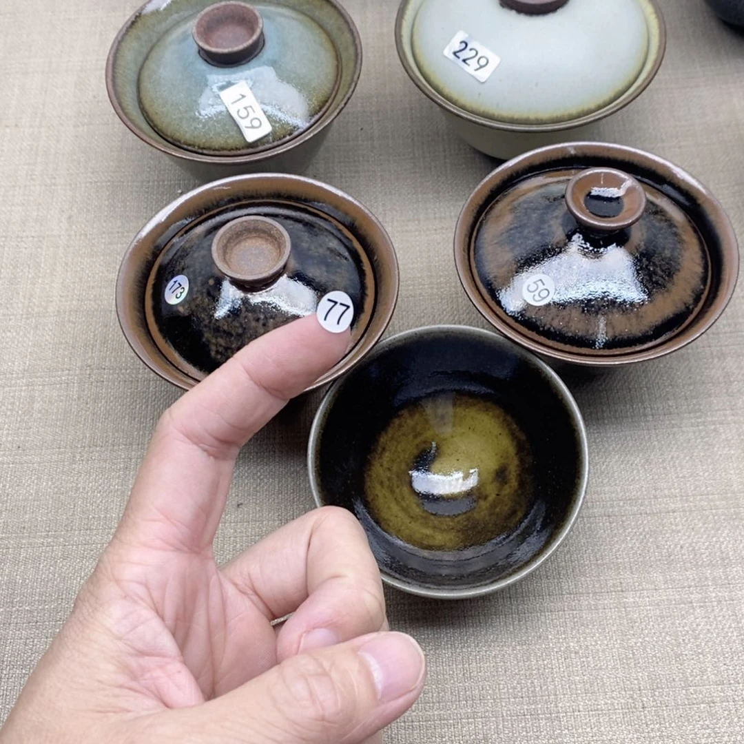茶盏大****粥建盏主人杯漂亮11111