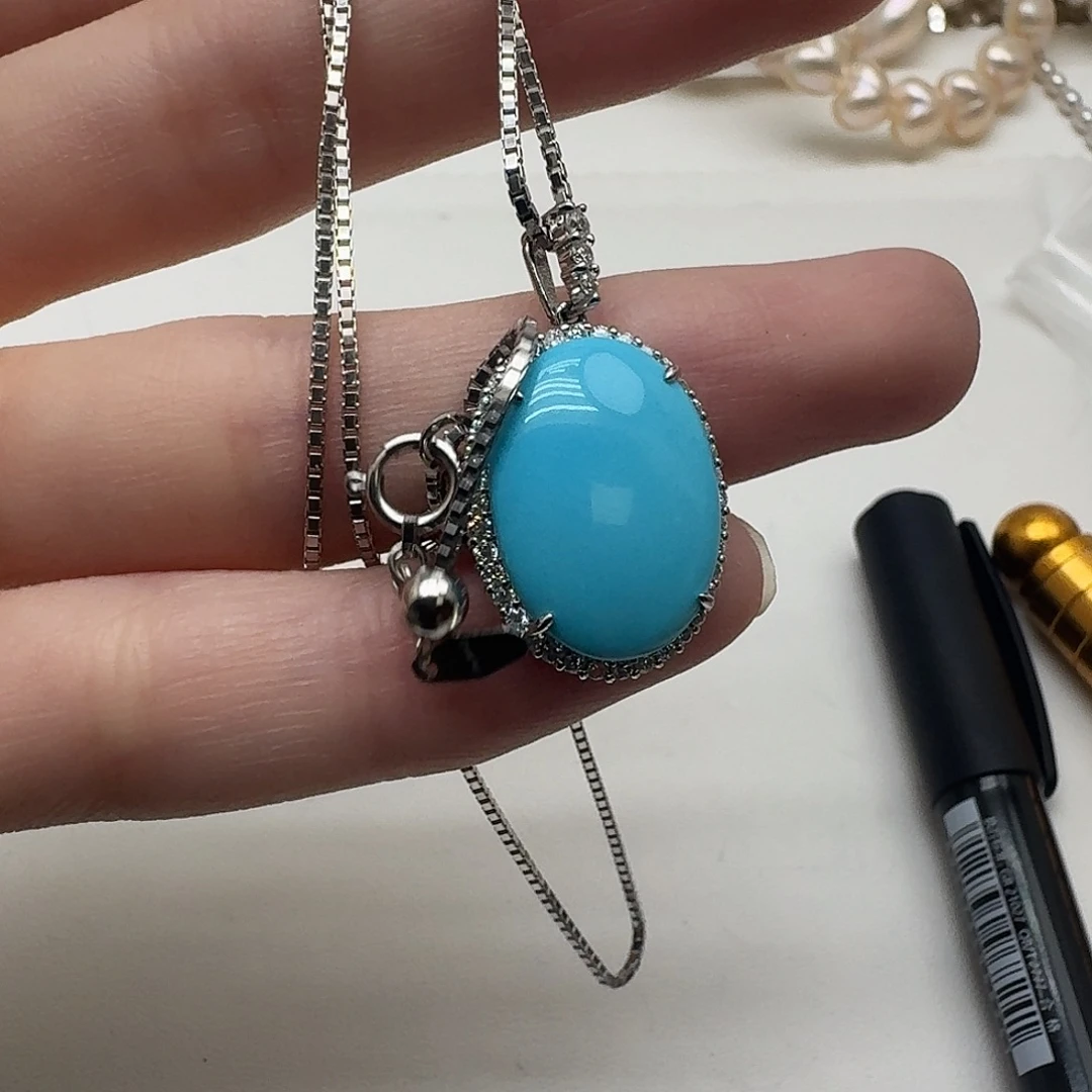 绿松石未镶嵌颈饰成品