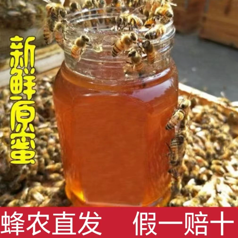 【百花蜜】深山百花蜜天然成熟原蜜 高成熟高活性农家自产自销