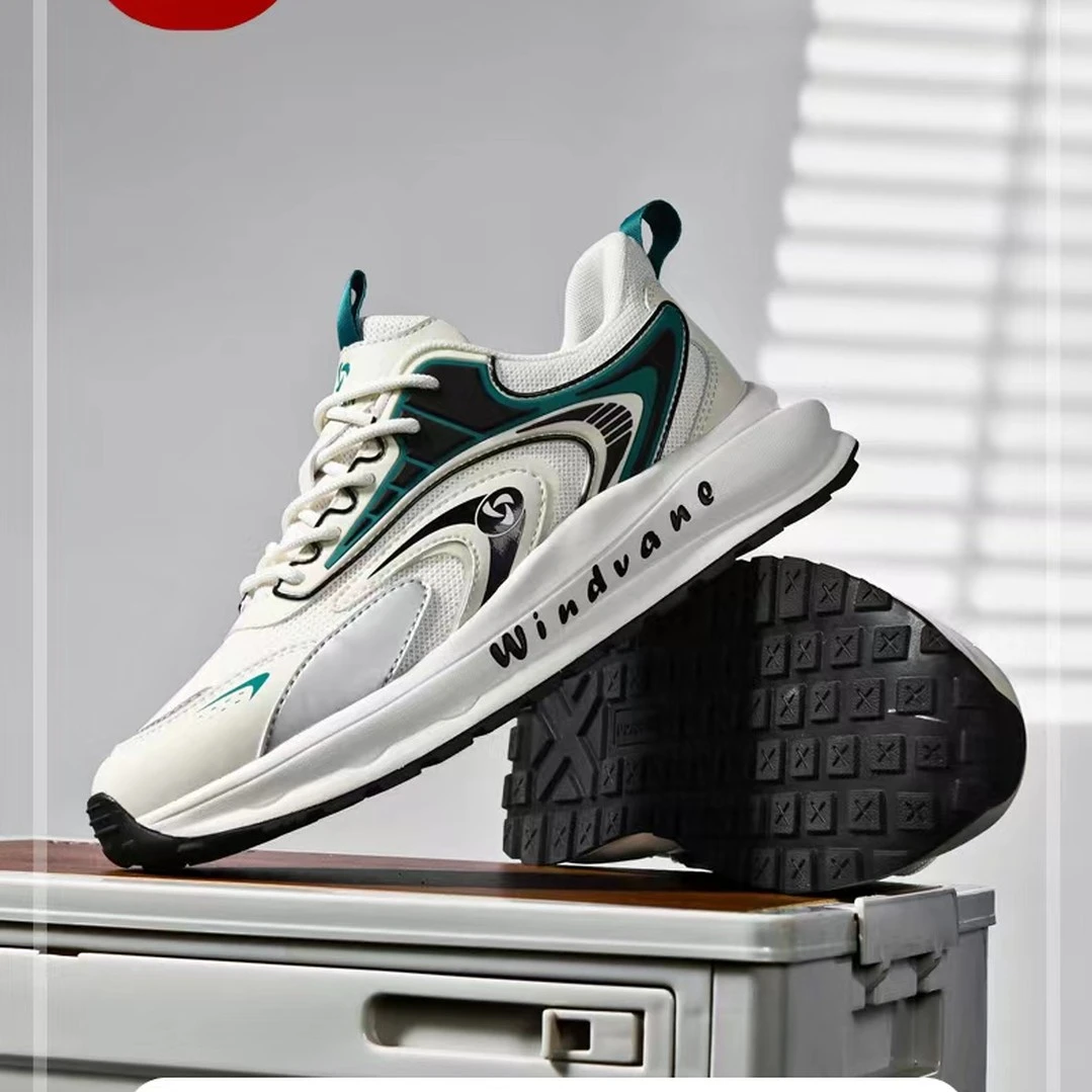 拓步森男款磁疗按摩抗菌除臭透气运动潮流银跟时尚休闲四季鞋子