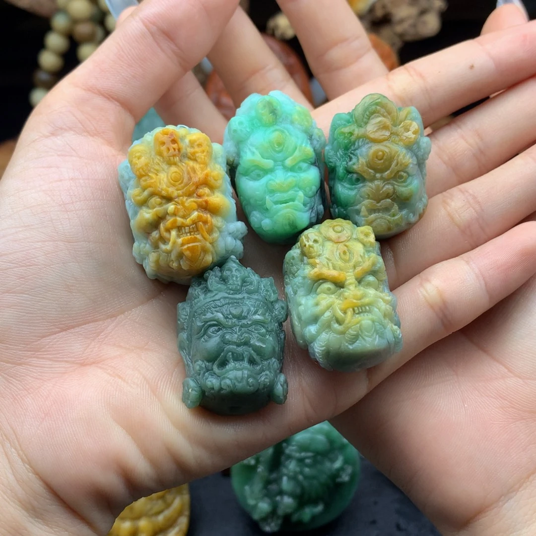 台***辉未镶嵌定制翡翠翡翠