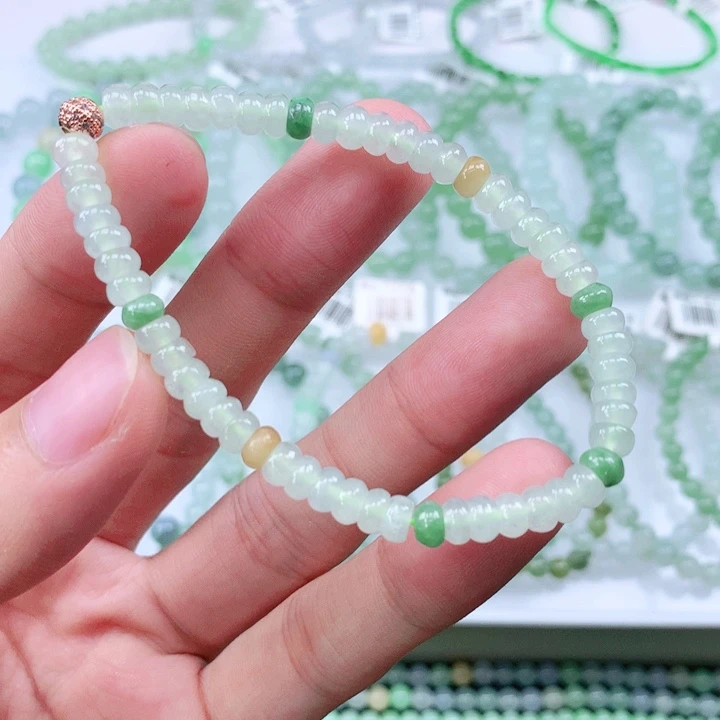 未镶嵌手链翡翠翡翠