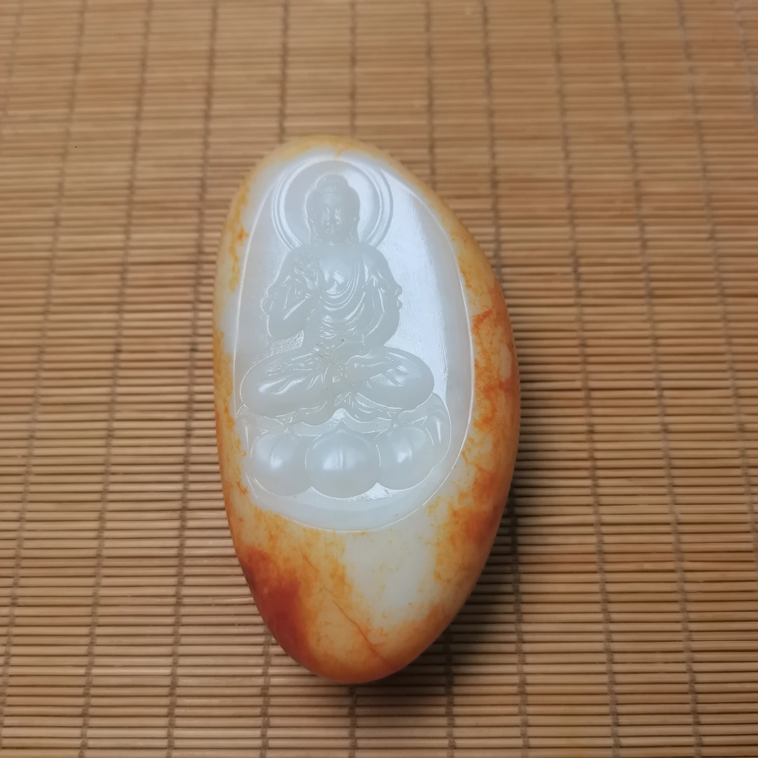 新疆和田玉阿弥陀佛289克