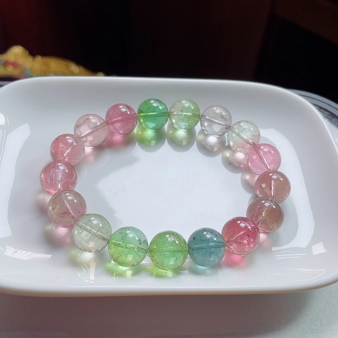 手链碧玺未镶嵌12mm左右