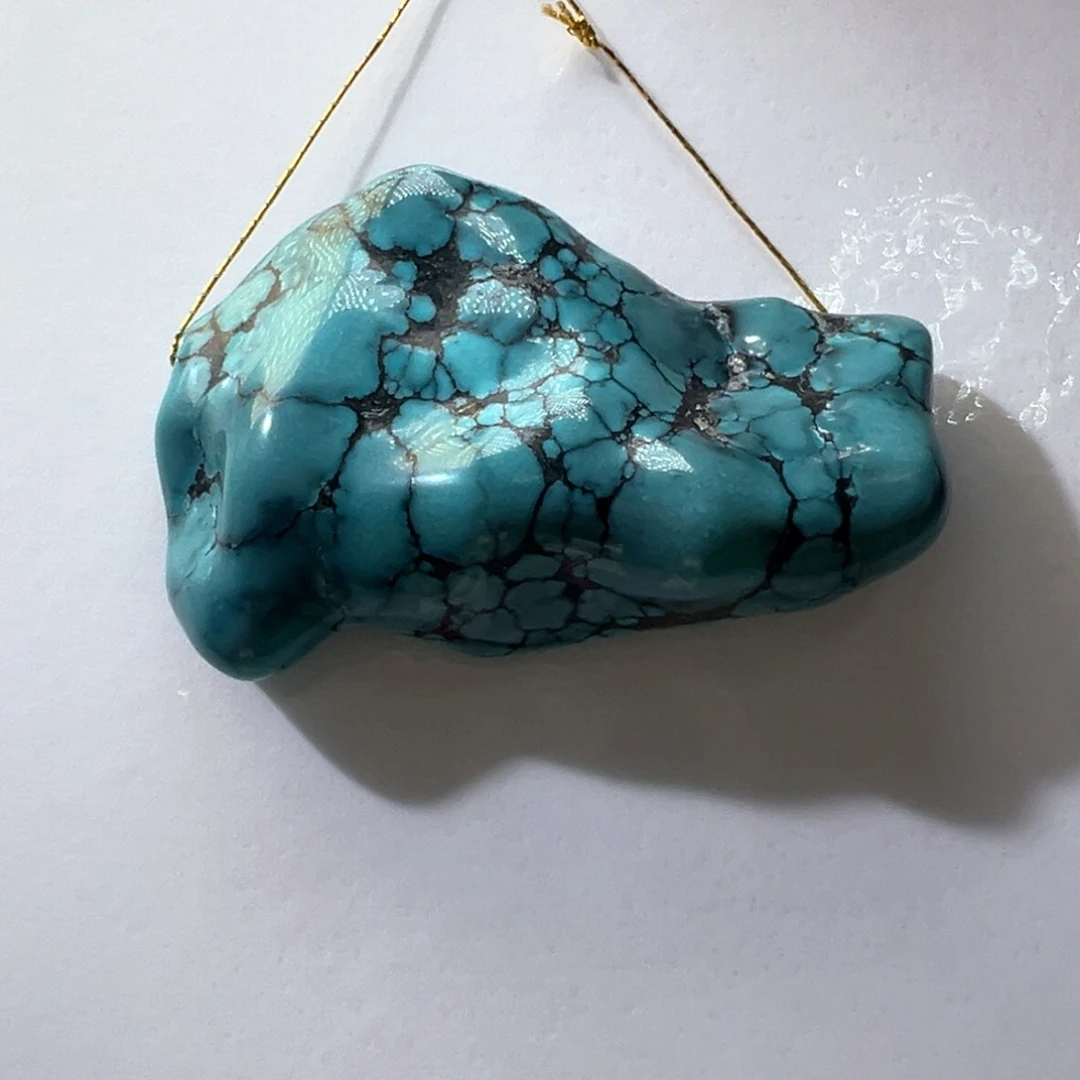 绿松石未镶嵌挂件