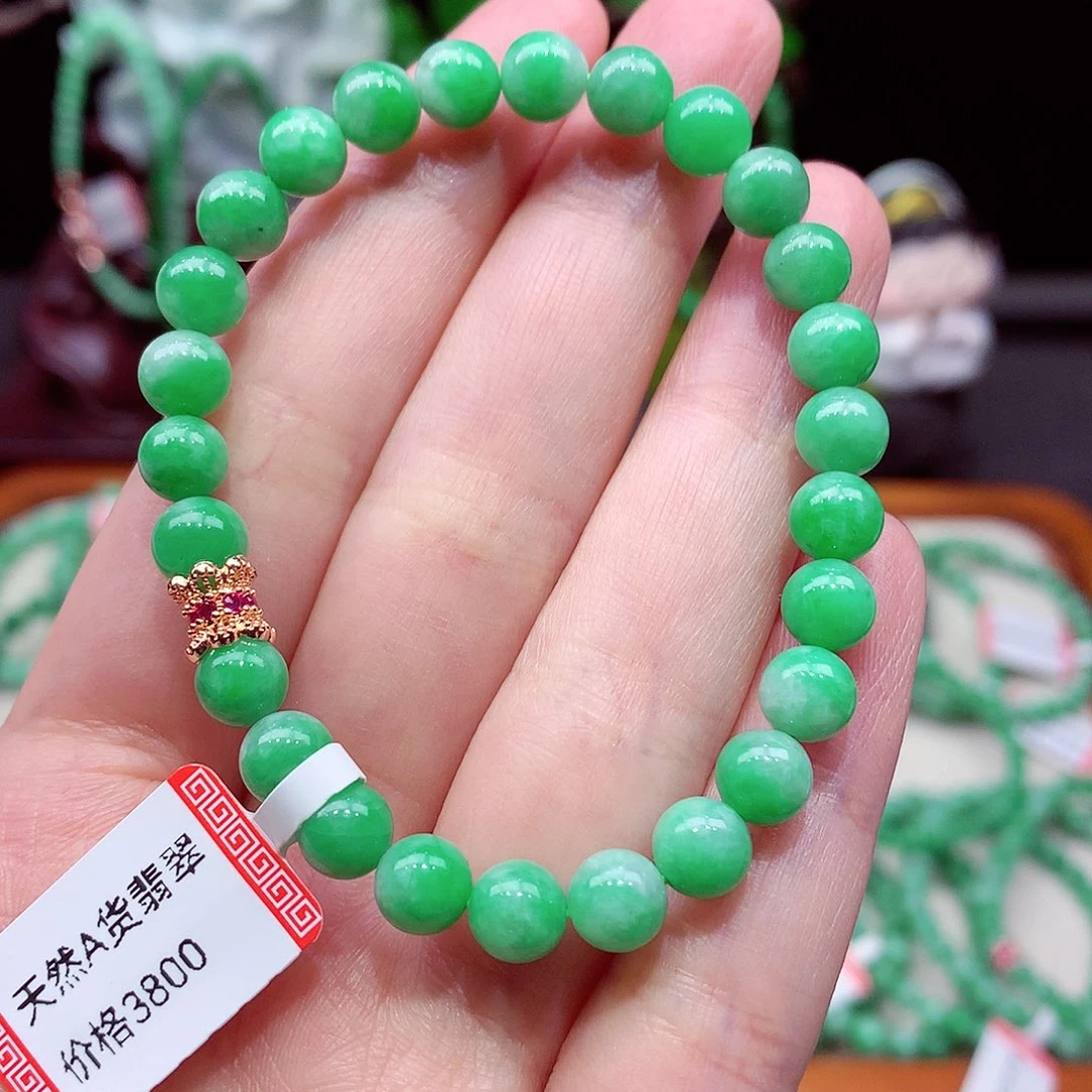 翡翠未镶嵌手链翡翠