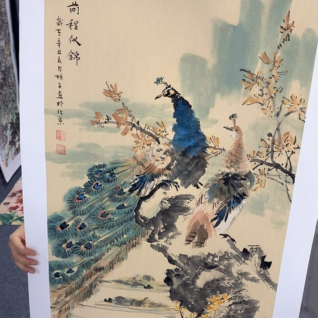 国画国画手绘作品