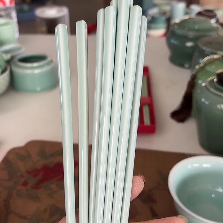 龙泉云间青瓷小米茶器