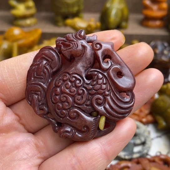 蛇纹石玉未镶嵌颈饰125