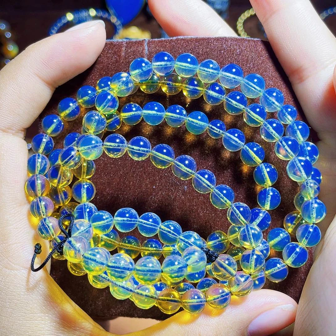 未镶嵌蓝珀裸石5加108毕业品质