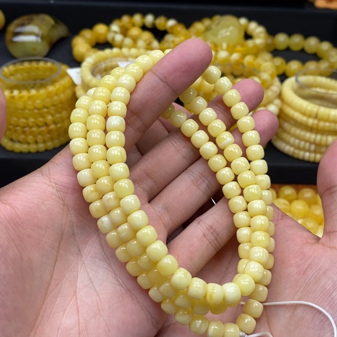 琥珀未镶嵌珠宝奇石7.5尺寸