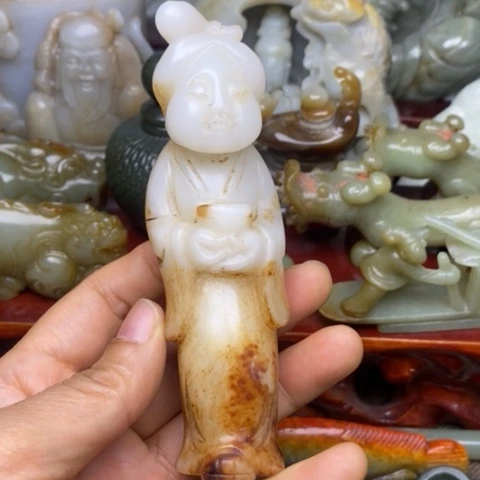 和田玉挂件把件摆件未镶嵌馨****y